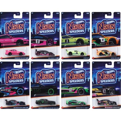Hot Wheels Themed Neon Speeders Mix Set Of Pcs HLH C