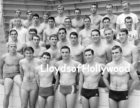 Handsome, Athletic USA Swim Team Male Students Beefcake Hunks Tokyo ...