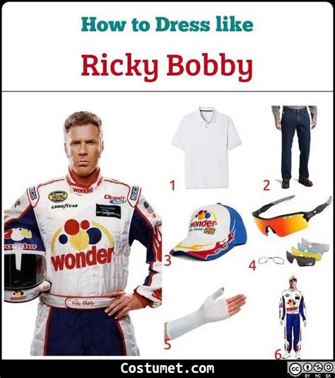 Ricky Bobby Costume for Halloween