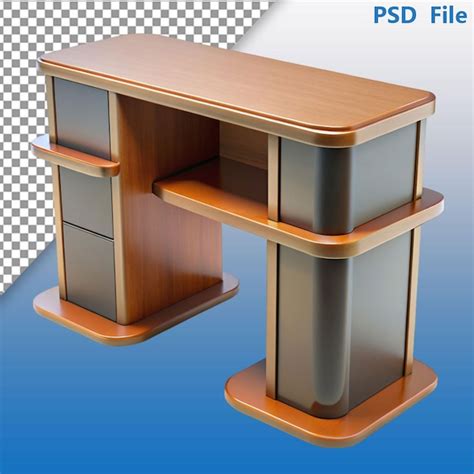 Premium Psd Office Tools And Pc On Desk