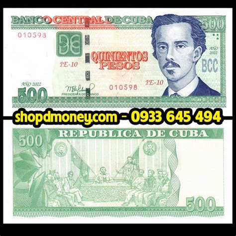 500 Pesos Cuba 2022 Shop Tiền Sưu Tầm D Money