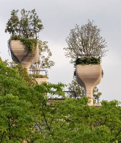 The ‘1000 Trees Building In Shanghai China Features Breathtaking