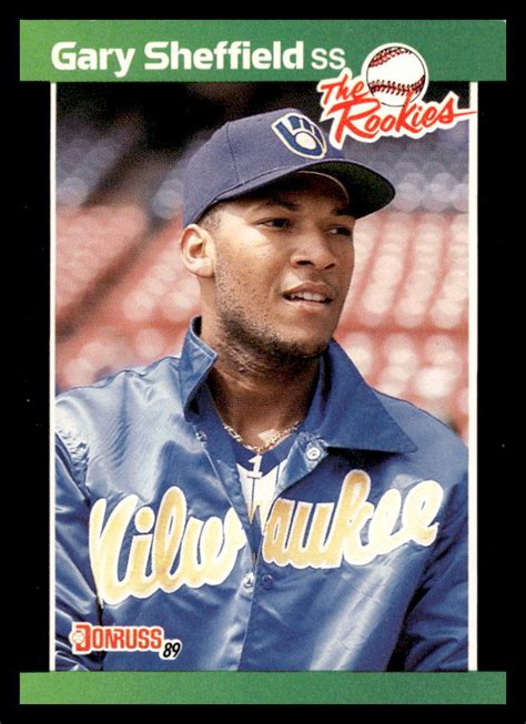 Donruss The Rookies Gary Sheffield Milwaukee Brewers Baseball