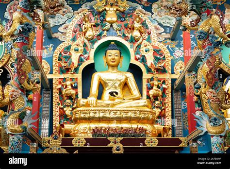 bylakuppe karnata india  nov  buddha statue