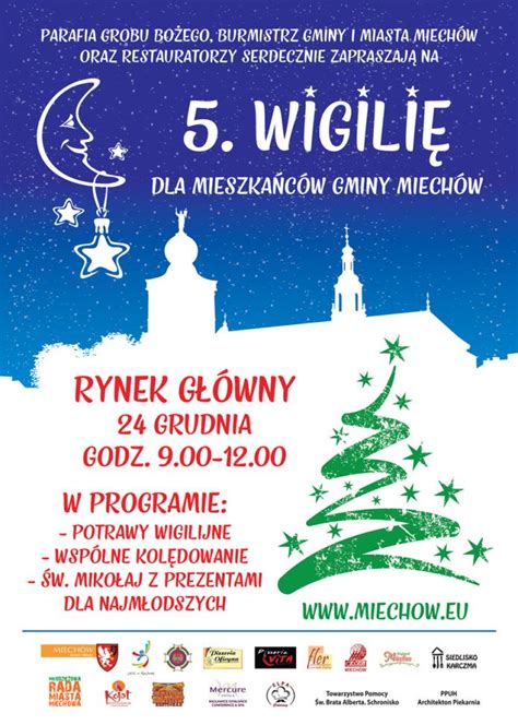 Wigilia Dla Mieszka C W Gminy Miech W Miechowski Pl