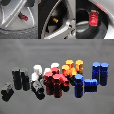 5Styles Wheel Caps Theftproof Aluminum Car Wheel Tires Valves Tyre Stem