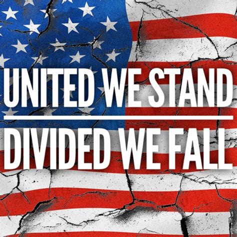 United We Stand Divided We Fall Poster