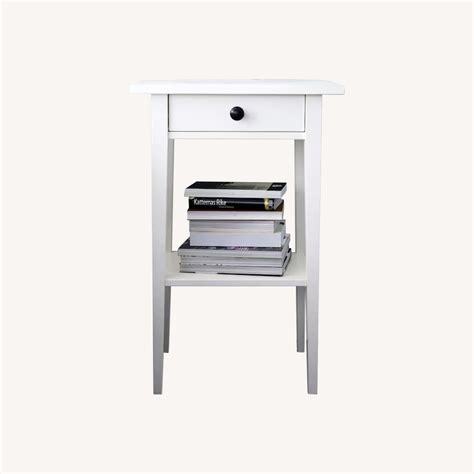 Ikea Hemnes Nightstand White Aptdeco