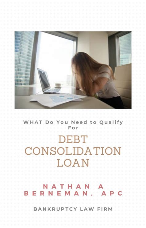 What Do You Need To Qualify For A Debt Consolidation Loan