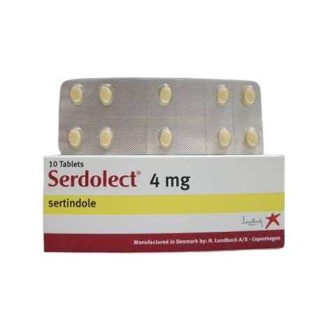 Serdolect 4mg 30 Comprimate Filmate Lundbeck Dr Max Farmacie