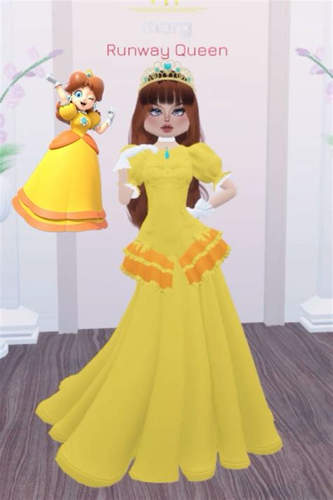 Princess Daisy Dress To Impress In 2024 Mario Dress Rosalina Dress Dress To Impress