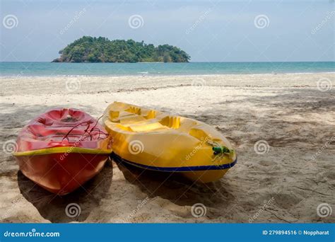 Two Kayaking on the beach stock photo. Image of amazing - 279894516