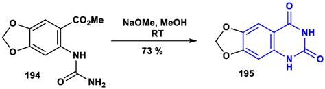 Synthesis Of Dioxolo G Quinazoline H H Dionebased On