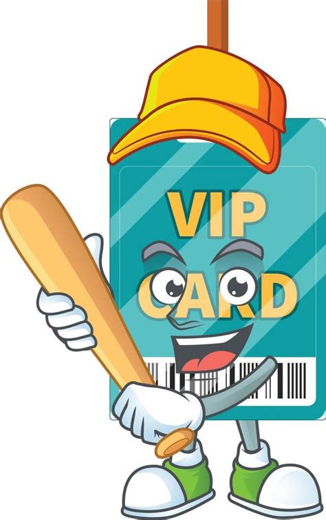 Cartoon Character Of Vip Pass Card 21604741 Vector Art At Vecteezy