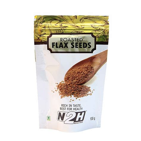 N2h Roasted Flax Seeds 100g