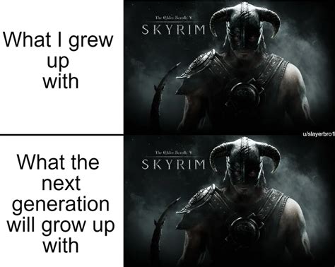 From Generation To Generation The Elder Scrolls V Skyrim Know Your