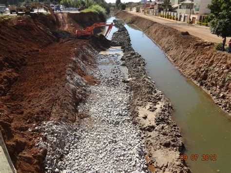 Argus Constru Es Infraestrutura Urbana Canaliza O Em Gabi O Do