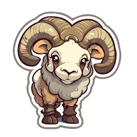 Cute Ram Cartoon