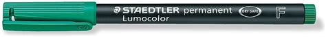 ROTULADOR PERMANENTE STAEDTLER LUMOCOLOR PUNTA F 0 6 Mm