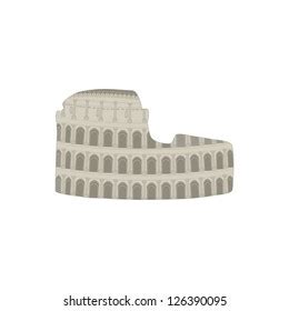 Colosseum Vector Illustration Stock Vector (Royalty Free) 126390095 ...