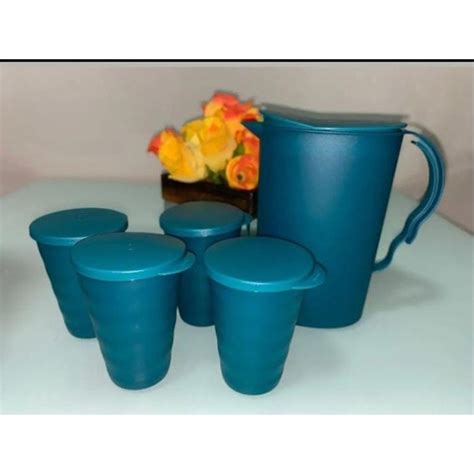 Conjunto Jarra Murano Lts Copos Ml Tupperware Tampa