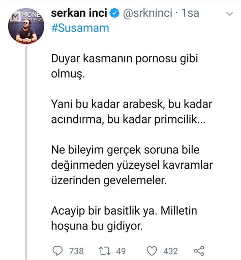 Tweet Kavgaları On Twitter Susamam Için Duyar Kasmanın Pornosu Gibi Olmuş Diyen Srkninci