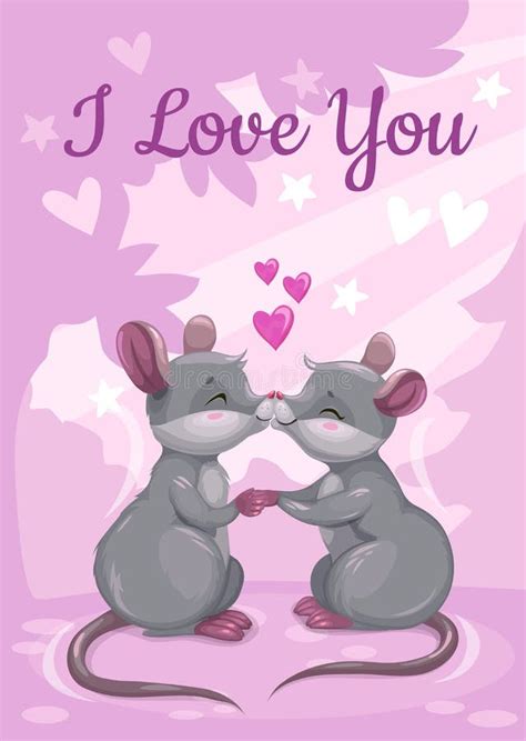 Love Mice Romantic Stock Illustrations 318 Love Mice Romantic Stock