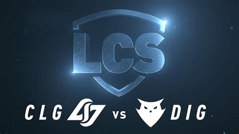 CLG Vs DIG Week 1 LCS Spring Split Counter Logic Gaming Vs