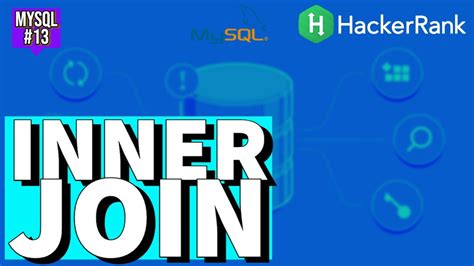 Como Fazer Inner Join No Mysql Hackerrank Mysql 13 Youtube