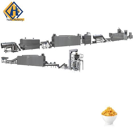 Fully Automatic Breakfast Cereals Corn Flakes Making Machine China