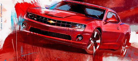 Art Chevrolet Camaro On Behance Chevrolet Camaro Art Chevrolet