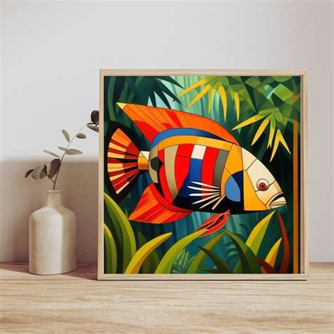 Modern Fish Painting - Etsy