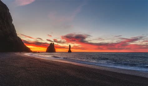 Wallpaper Nature Landscape Sky Clouds Sea Water Sunset Rocks