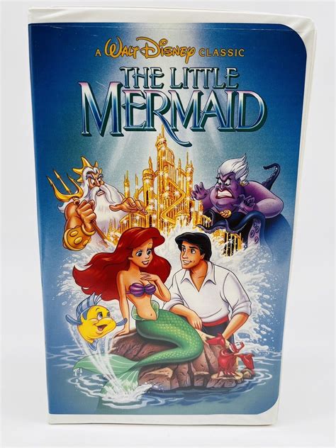 Mavin Disney The Little Mermaid Vhs 1989 Black Diamond Edition W Banned Cover Rare