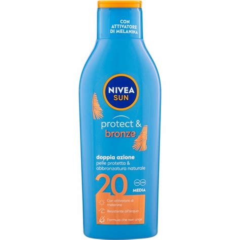 Solare Latte Protect Bronze Spf 20 Media NIVEA 200 ML Coop Shop