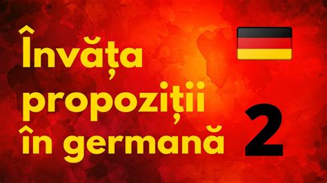 Invata Germana Propozitii YouTube