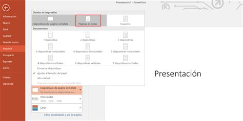 Cómo Imprimir Las Notas De Powerpoint Paso A Paso Ionos España