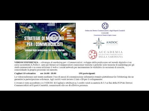 Presentazione Del Webinar Strategie Di Marketing Per I Commercialisti