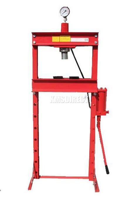 20 Ton Hydraulic Workshop Garage Shop Press With Gauge And Movable Lockable Ram Ebay