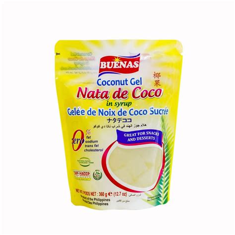 Buenas Coconut Gel Nata De Coco 360g Shopee Philippines