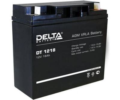 DELTA DTM 12012 аккумулятор 12 В, 1.2Ач - Цена: 1184 руб.