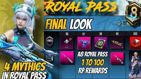 Finally A8 Royal Pass 1 To 100 Rp Rewards Full 3d Look 2 Upgraded