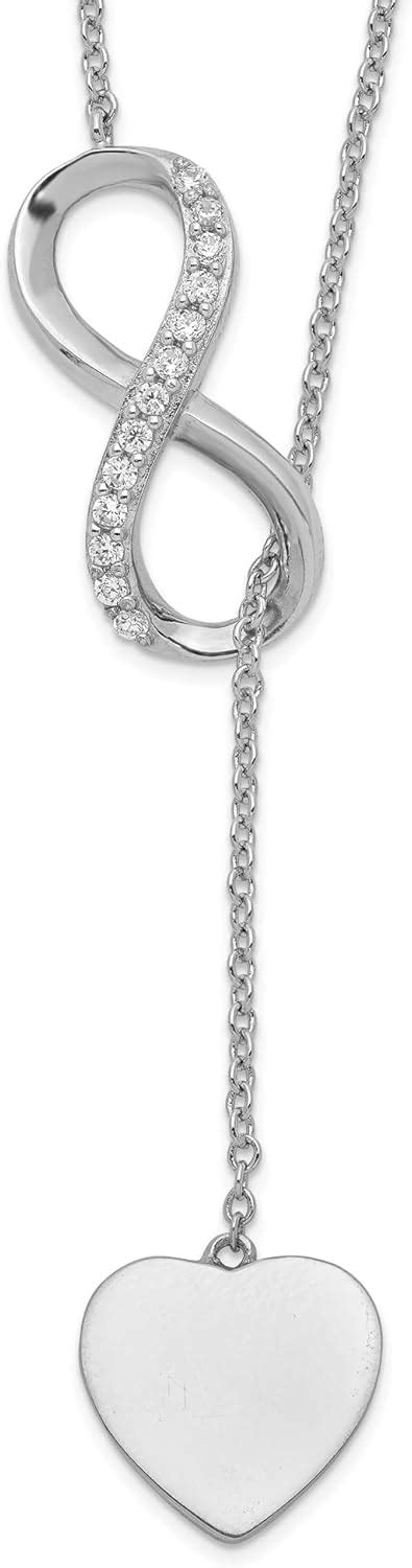 Amazon IceCarats 925 Sterling Silver Cubic Zirconia CZ Infinity