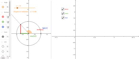 Funciones Trigonométricas Seno Coseno Y Tangente Geogebra