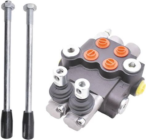 Monoblock Hydraulic Directional Control Valve 2 Spool W Single Float Detent 21 Gpm