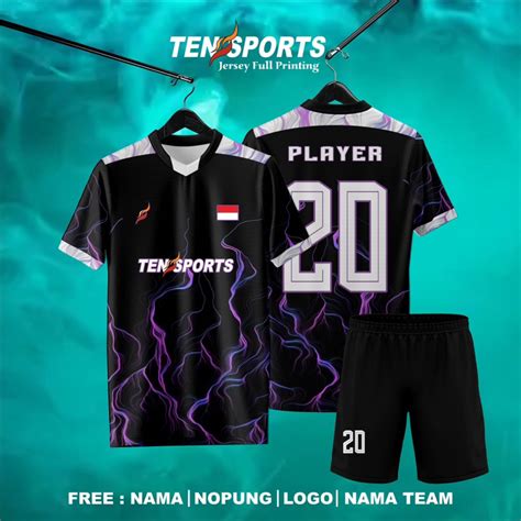 Jual Viral Jersey Bola Futsal Volly Custom Terbaru Free Namaset Bisa