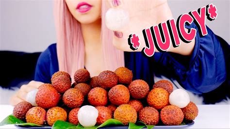 Asmr Lychee Soft Eating Sounds No Talking 먹방 Youtube