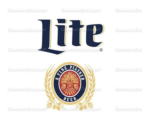 Unofficial Miller Lite Logo Design. Miller Light Clipart Vector ...