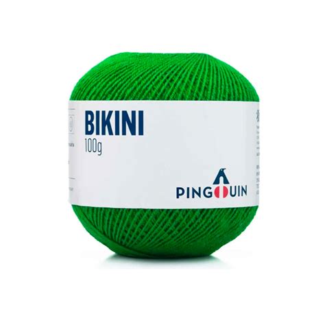 Fio Linha Bikini Pingouin 100g 629 Samambaia