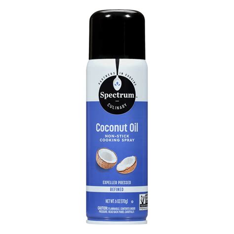 Spectrum Coconut Oil Non Stick Cooking Spray 6 Oz Vitacost